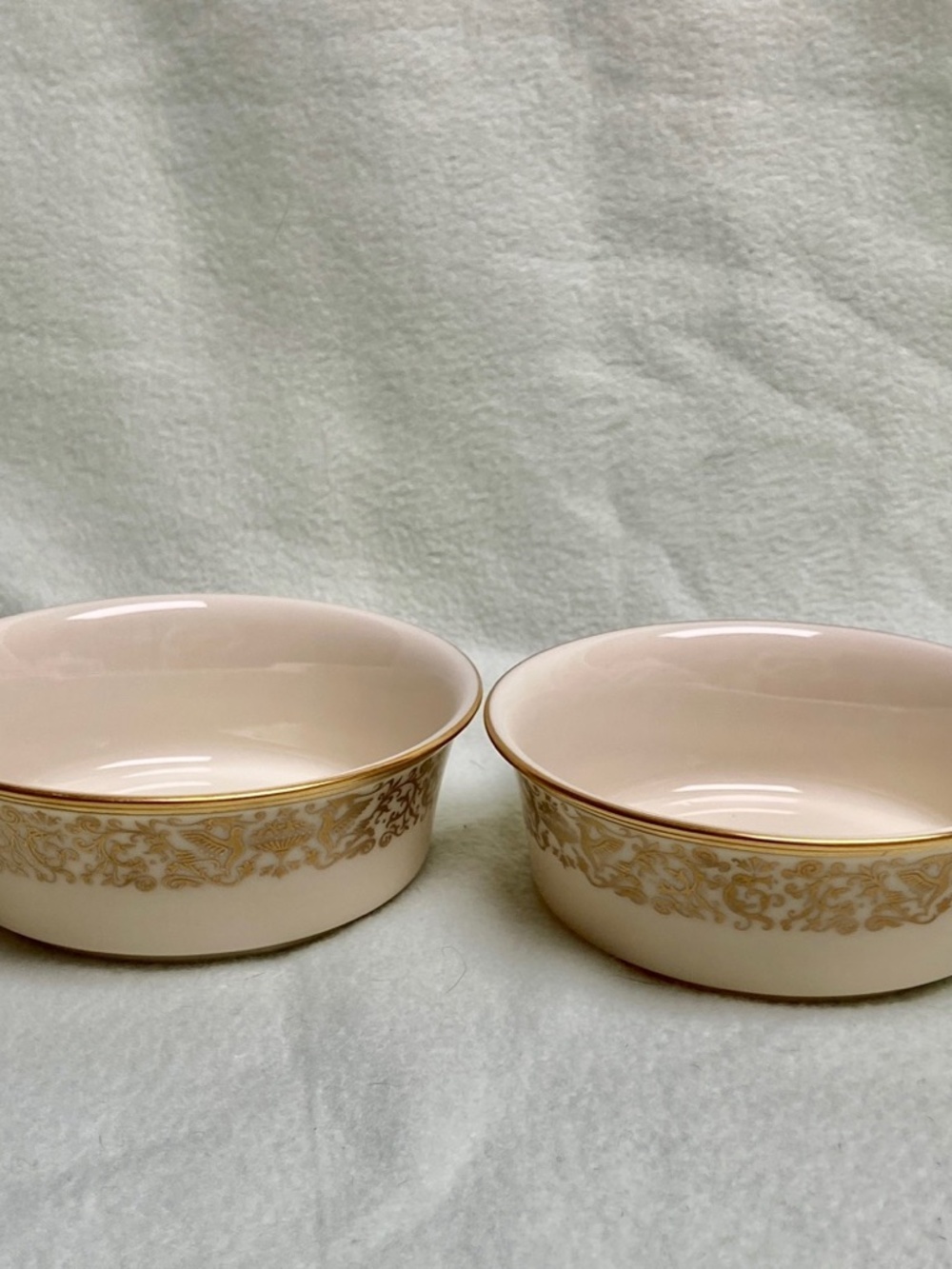 Vintage, Lenox Tuscany Soup-Salad-Pasta-Dessert Individual-2pc Bowls 2in x 5in